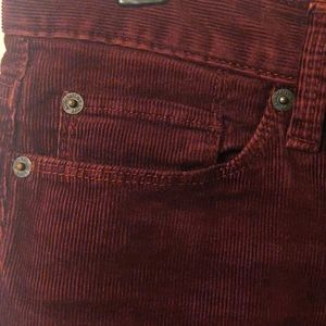 Corduroy jeans